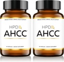 HPD Rx Premium AHCC & Shiitake Mushroom 1100 mg ανά συμπλήρωμα σερβιρίσματος, Φυσικό Booster Ανοσίας, Διατηρεί Φυσικό Killer Cell Δραστηριότητα 