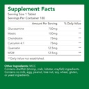 Premium Glucosamine + Chondriotin + MSM + Mastic + Curcumin (750mg) | Bone & Joint Health (1 Bottle-180 Capsules-6mo Supply) | Vitamin for Joint Support | Non-GMO & Gluten Free