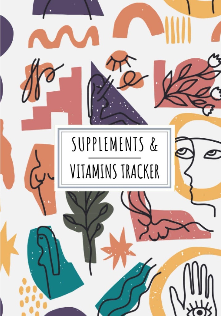 Συμπληρώματα & Βιταμίνες Tracker: Daily Supplement & Vitamin Log Book 