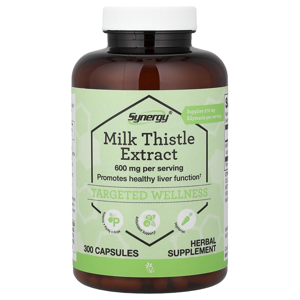 Vita cost Milk Thittle Extract - Τυποποιημένο - 600 mg ανά Σερβίρισμα - 300 Κάψουλες