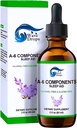 "Sleep Aid Drops Special Formula with Valerian Root, Melatonin, Χαμομήλι, Λεβάντα, Rhodiola Rose, και Βιταμίνη Β6 Υποστήριξη ύπνου