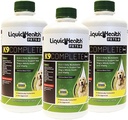 LIQUIDHEALTH Κατοικίδια ζώα K9 Πλήρης 8-σε-1 Liquid Multivitamin για ενήλικες Senior Dogs & κουτάβια, Όλα σε μία ολοκληρωμένη Φόρμουλα Βιταμίνες κυνοειδών για το δέρμα & παλτό, Κοινή Υγεία, Ανοσοποιητική Υποστήριξη - USA Made (3 Pack)