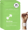 The Good Patch Active Patch, Energy Support, Natural Patch with Caffeine, Beta Alanine, Rhodiola, Plant Powered Wearable Wellness, Sustained Release (24 Total Patches)
