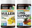 BIO KRAUTER Mullein 60 Gummies & υποστήριξη πνεύμονα 60 Gummies