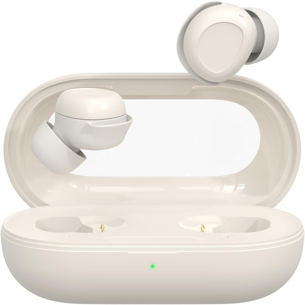 ακουστικά ύπνου, ασύρματα ακουστικά σιλικόνης για τον ύπνο πλευρά, Ultra-Thin Bluetooth 5.4 ακουστικά, άνετα αόρατα ακουστικά (λευκά)