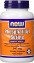 NOW Τρόφιμα Phosphatidyl Serine 100mg, (2 x 120) 240 κάψουλες Veg