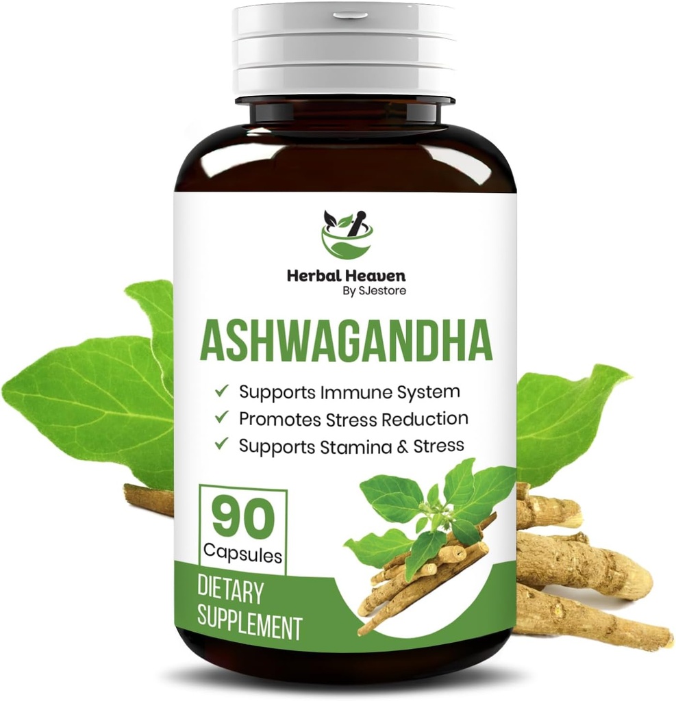 Herbal Heaven Ashwagandha Κάψουλες 90 Count 