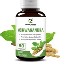 Herbal Heaven Ashwagandha Capsules 90 Count | Ashwagandha Powder Capsules for Ultimate Overall Wellbeing