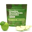 Creatine Gummies 5g Monohydrate + Taurine & B12 - Χωρίς ζάχαρη, Vegan, Χωρίς γλουτένη - Πράσινο μήλο - 120 Count (30 Services) για δύναμη, ενέργεια & εστίαση