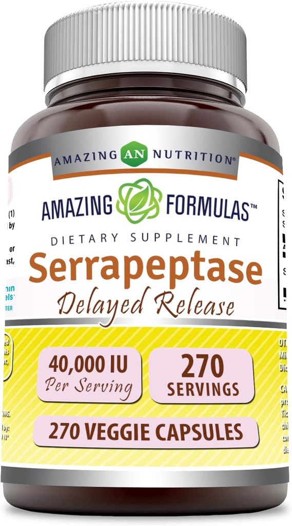 Amazing Formulas Serrapeptase Supplement 