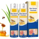 2 PCS PsoriaHeal Bee Venom Ψωρίαση θεραπεία spray, Ψωρίαση ανακούφιση spray, Bee Venom Ψωρίαση spray, καθαρό φυσικό σπρέι επισκευής Bee Venom, Bee Venom για όλους τους τύπους δέρματος