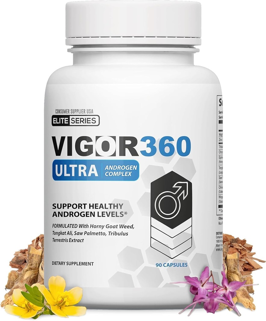 ULTRA TESTO COMPLEX - 90 Capsules - 30 Days of Testosterone Rejuvenation - Athletic and Mental Performance Booster.