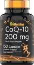tnvitamins CoQ-10 200mg - 150 κάψουλες με εκχύλισμα μαύρου πιπεριού 
