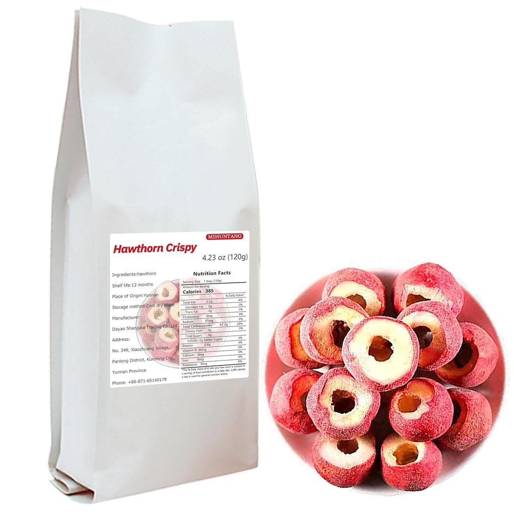 Αποξηραμένο Hawthorn 4.23oz - Seedless Hawthorn-Whole κοίλο Hawthorn βλαστό-Sour, γλυκό και τραγανό -Hawthorn τσάι 