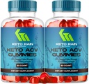 (2 Pack) Keto Rain Gummies - Keto Rain Advanced ACV Gummys, Keto Rain ACV Gummy 1050MG - Όλα φυσικά Keto Rain Apple Cinegar, KetoRain ACV Gumys, 120 Gummies για 2 μήνες