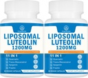 1200MG Liposomal Luteolin Supplement - Μέγιστη Απορρόφηση, Αντιοξειδωτική Ενίσχυση για το Εγκέφαλο 120 Κάψουλες