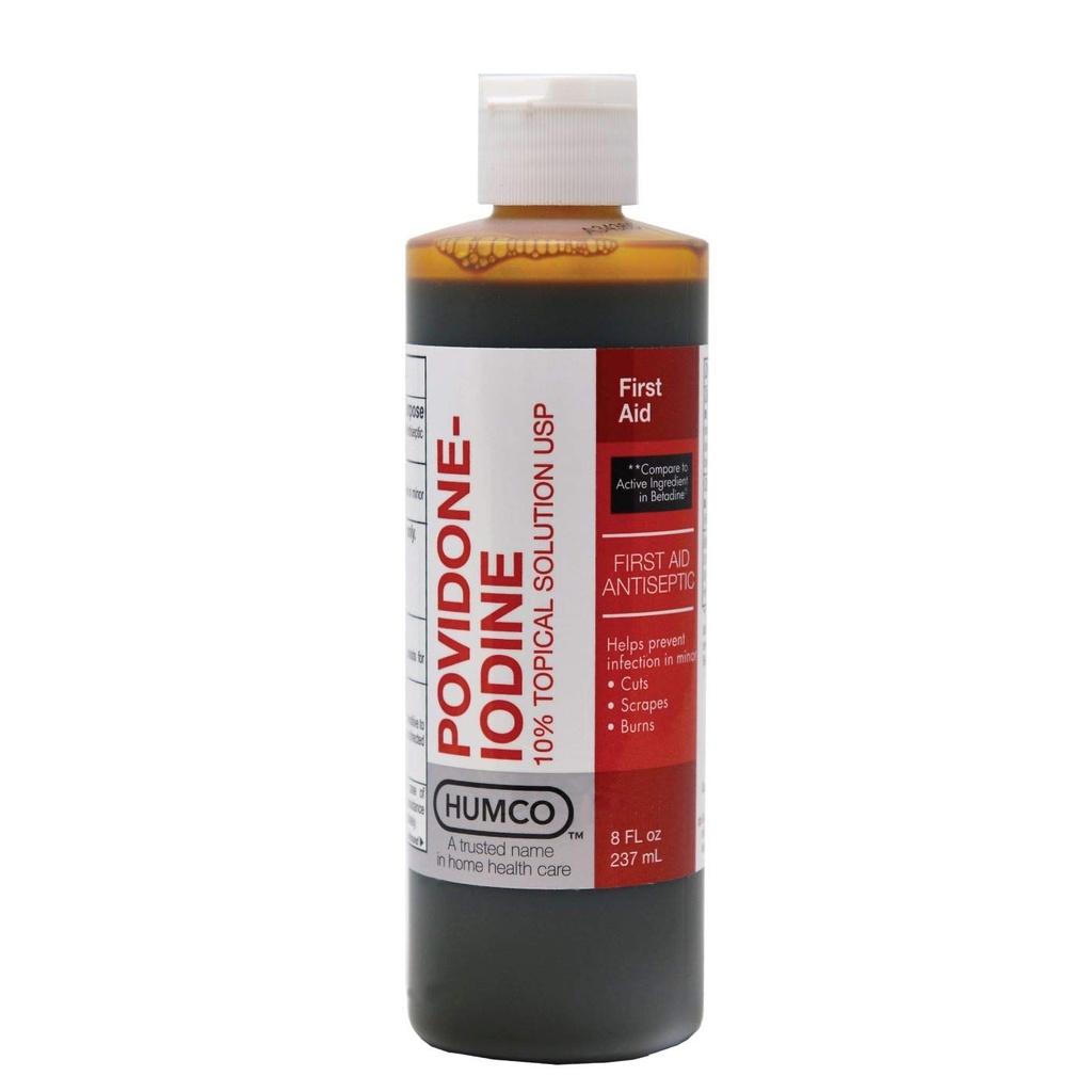 Humco 232516001 Povidone Iodine 10% Επίκαιρη Λύση, 16 oz.