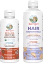 MaryRuth Organics Turkey Tail Mushroom Liposomal (Chocolate Fudge) & Hair Growth MAX (Almond Cookie) 
