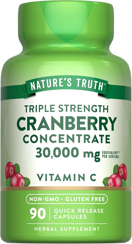 Nature's Truth Cranberry συμπυκνωμένα χάπια 30.000mg 
