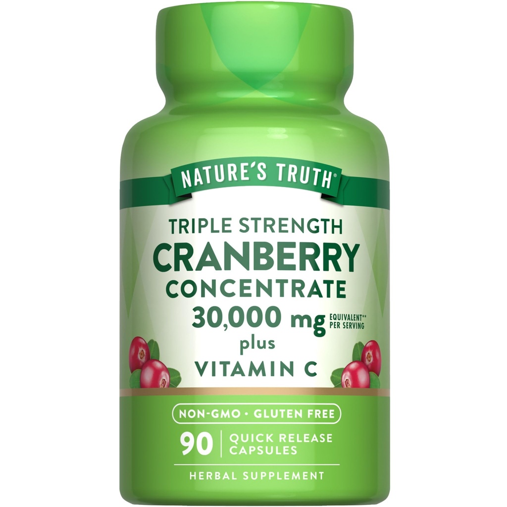 Nature's Truth Cranberry συμπυκνωμένα χάπια 30.000mg 