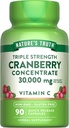 Nature's Truth Cranberry συμπυκνωμένα χάπια 30.000mg 
