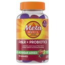 Metamucil Fiber Gummies για ενήλικες με προβιοτικά για την ανακούφιση από την αιμορραγία, χωρίς ζάχαρη προστίθενται Φράουλα Kiwi BlackBerry Flavors, 5g Prebiotic Plant Based Fiber Supplement Blend, 90 Count
