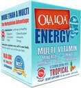 Ola Loa Energy Tropical Multi Vitamin Drink Mix - Amino Energy Powder, Gluten Free, Detox, Dairy Free, Caffeine Free - Drink Your Vitamins for The Ribors of Daily Life - 30 Packets (8.25oz)