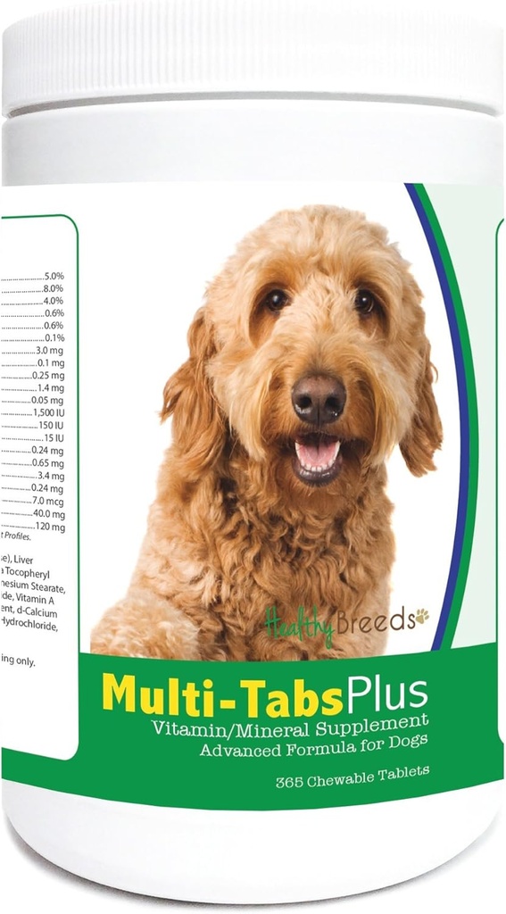 Healthy Breeds Goldendoodle Multi-Tabs Plus Chewable Tablets 365 Count