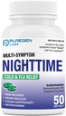 Puregen Labs Nighttime Cold and Flu Relief Medicine 