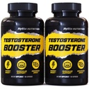 Booster τεστοστερόνης - συμπλήρωμα τεστοστερόνης για τους άνδρες - αρσενικά χάπια ενίσχυσης για την ανάπτυξη των μυών, Libido, Stamina, Δύναμη - Tongkat Ali συμπλήρωμα γυμναστικής οικοδόμος μυών - Σύνολο T ενίσχυση δοκιμής - 2 PACK