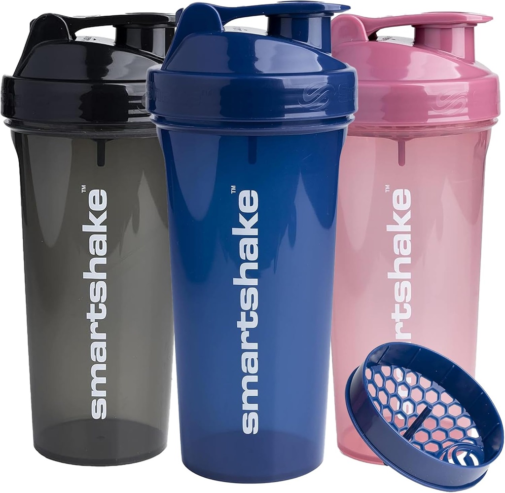 Smartshake Glossy 3-Pack Lite Protein Shakeer Μπουκάλι 800 ml 