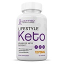 Lifestyle Keto χάπια 1275MG Νέα & βελτιωμένη Formula Περιέχει μηλίτη μηλίτη ξύδι επιπλέον παρθένο ελαιόλαδο σκόνη πράσινο φύλλο τσαγιού 60 κάψουλες