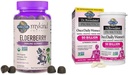 Garden of Life Organics Elderberry Gummies for Adults & Kids - Ανοσοποιητικό συμπλήρωμα υποστήριξης με Βιολογικά Φρούτα &, Dr. Formulated Γυναικεία Προβιοτικά Μια φορά την ημέρα, 16 Strains, 50 δισεκατομμύρια, 30 κάψουλες