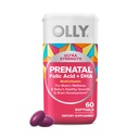 OLLY Ultra Strength Προγεννητική Multivitamin Softgels, Υποστηρίζει υγιή ανάπτυξη, ανάπτυξη του εγκεφάλου, σίδηρος, φολικό οξύ, DHA, Βιταμίνες C, E, 30 ημέρες προσφοράς-60 Count