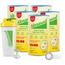 Almased | High Protein Shakes | Meal Replacement Shake | Meal Replacement Powder for Weight Loss with Shaker Bottle (Vanilla Flavor, 5 Cans of 17.6 oz + Scoop)