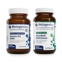 Μεταγονική Bundle - D3 5000 & PhytoMulti Without Iron - 120 Softgels D3 5000 για την Ανοσολογική Υποστήριξη, την Υγεία των Οστών & την Υγεία της Καρδιάς - 120 Tablets PhytoMulti Without Iron for Συνολική Υγεία & Γήρανση
