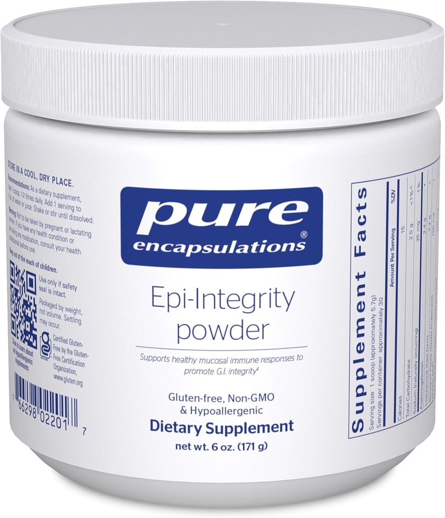 Pure Encapsulations Epi-Integrity Powder | Supports Healthy Mucosal Immune Responses to Promote G.I. Integrity | 6 Ounces