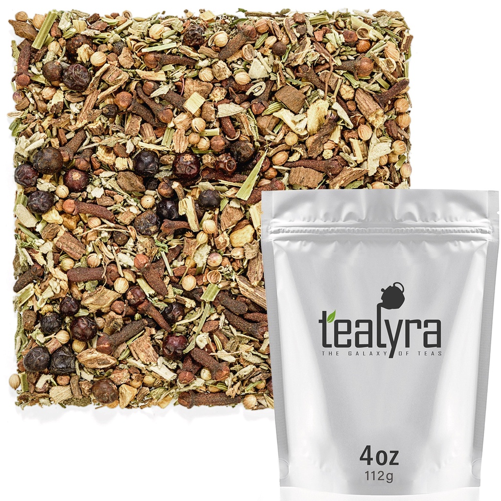 Tealyra - Blood Cleanser Τσάι - Wellness Detox - Υγεία Τονωτικό - Dandelion - Ginger - Loose Leaf Herbal Tea - Φυσικό Καθαριστικό - Διουρητικό Τσάι - Χωρίς καφεΐνη - 112g (4-oυγγιά)