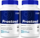 (2 Pack) Prostosil Capsules, All Natural Formula For Prostate Health Support, Maximum Strength Herbal Supplement for Control and Overall Health, Prosto sil Vitamin Pills Official Review (120 Capsules)