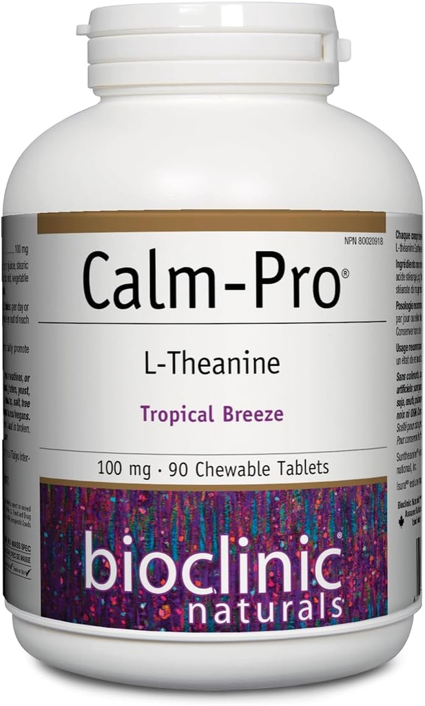 Bioclinic Calm Pro Μασώμενα δισκία, 90 Count