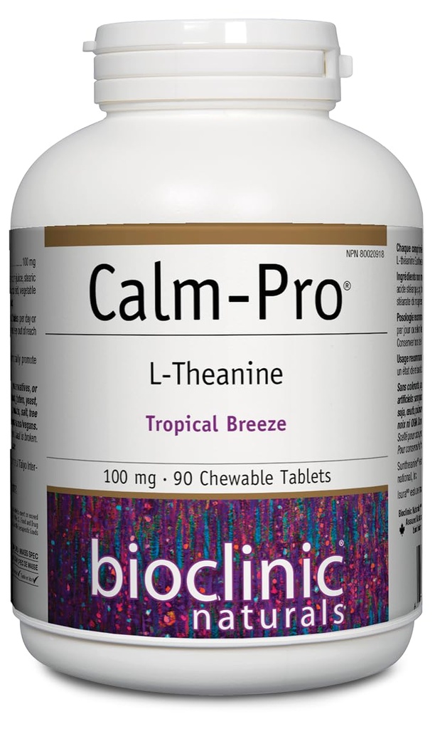 Bioclinic Calm Pro Μασώμενα δισκία, 90 Count