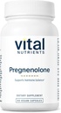 Vital Nutrients - Pregnenolone - Υποστηρίζει τη διάθεση, τη μνήμη και την ανοσοποιητική λειτουργία - 60 κάψουλες χορτοφάγων ανά φιάλη - 10 mg