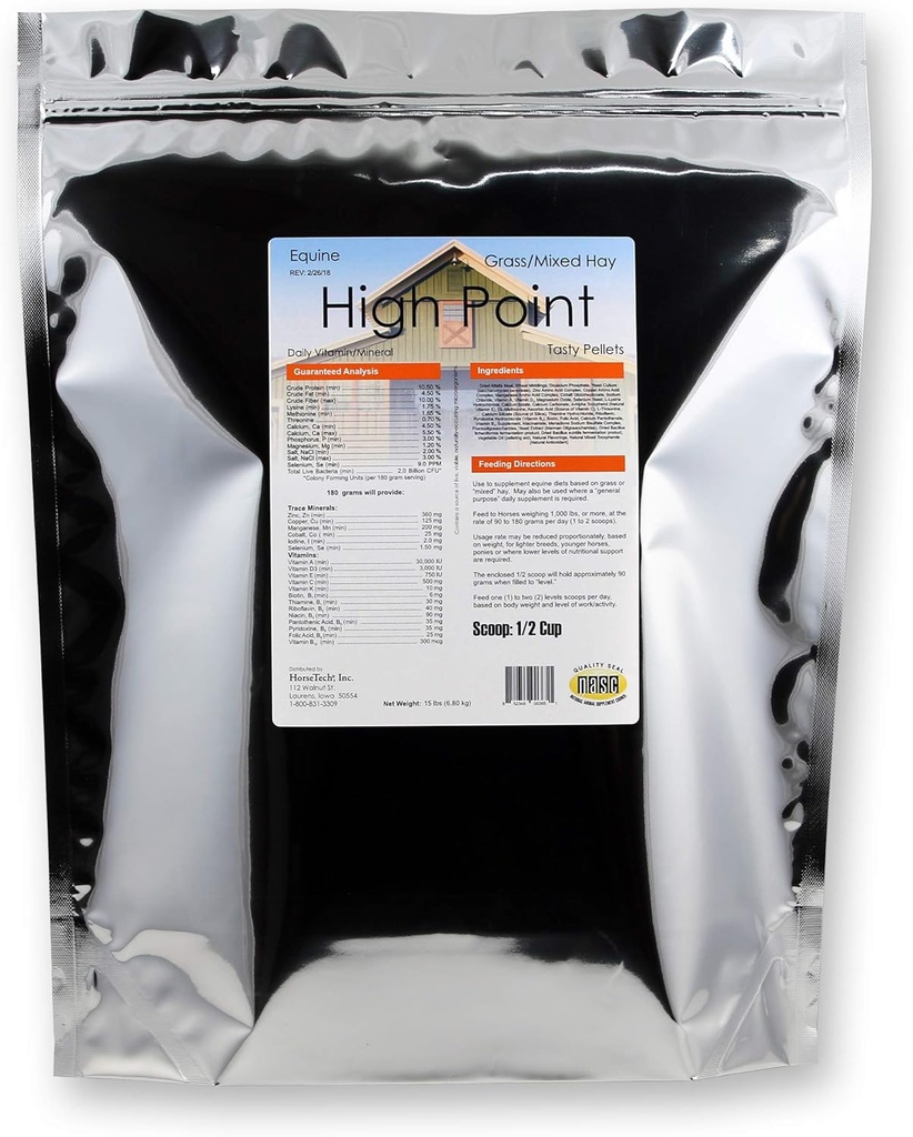 HorseTech High Point Pellets Daily Vitamin Mineral (15 lbs.)