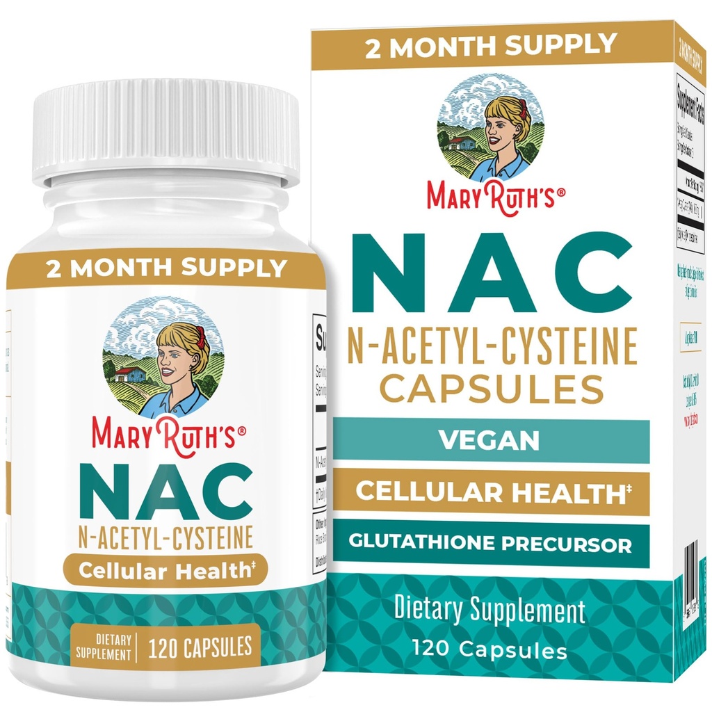 MaryRuth Organics NAC συμπλήρωμα N-Acetyl Cysteine 