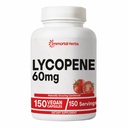 Συμπλήρωμα λυκοπενίου για άνδρες 60mg, 150 κάψουλες, φυσικό εκχύλισμα ντομάτας σε σκόνη για το δέρμα, την καρδιά και την ανοσοποιητική υποστήριξη, 100% Veg Lycopene Complex, μη ΓΤΟ και χωρίς γλουτένη συμπλήρωμα καροτενοειδών