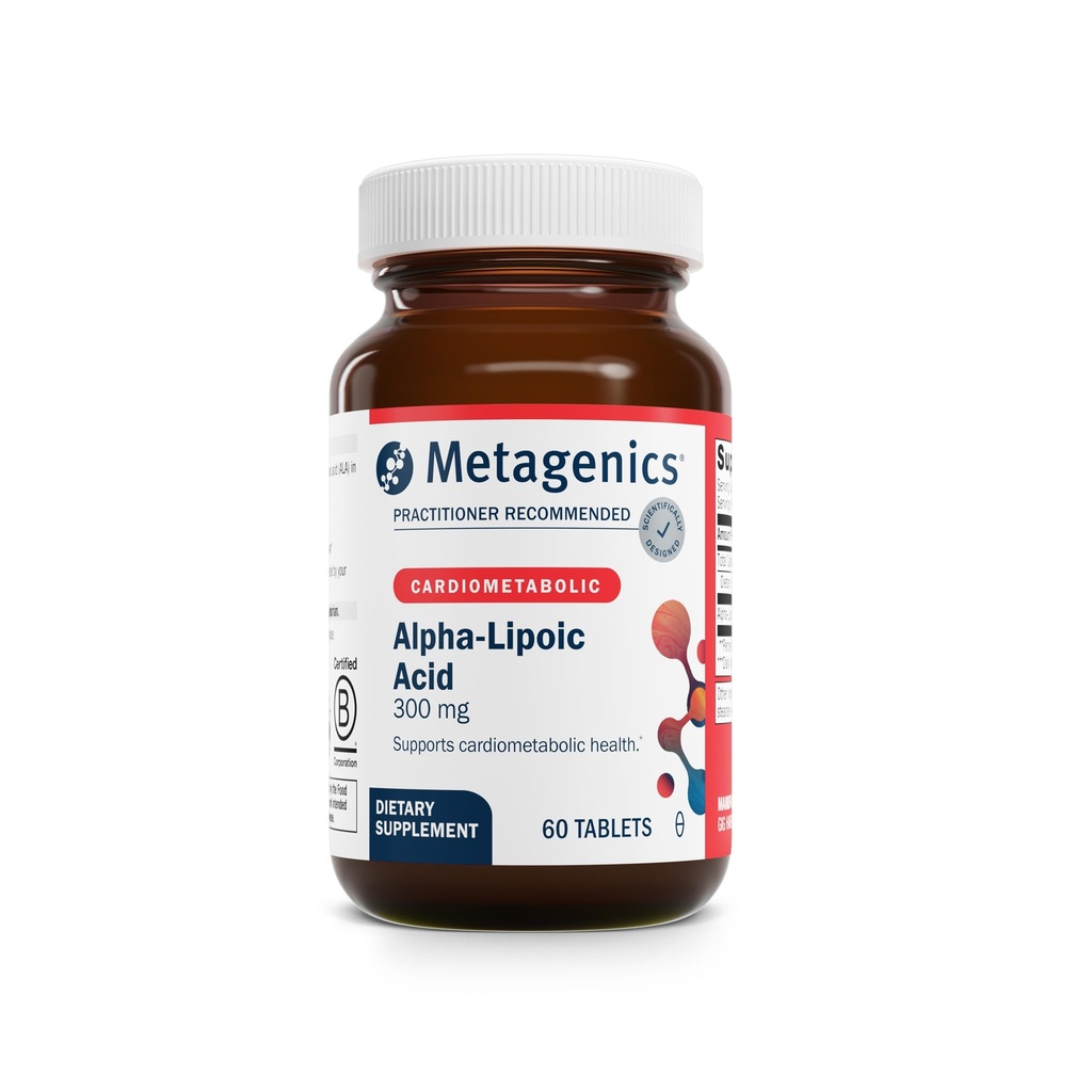 Μεταγονικό Αλφα-Λιποϊκό Οξύ 300 mg - Μεταβολισμός & Αντιοξειδωτικό Συμπλήρωμα Υποστήριξης για τον Ιστό, τον Εγκέφαλο & την Καρδιά Υγεία* - Μη ΓΤΟ, Χωρίς Γλουτένη, Vegan, Χωρίς Σόγια - GMP Certified Facility - 60 Tablets