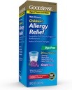 GoodSense Children’s Alergy Medicine, 24 Hour Loratadine Oral Solution 5 mg/5 mL, Dye-free, Non-Drowsy Antihistamine, Grape Flavor, Ηλικίες 2 και Ηλικίας 8 oz