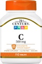 21ος αιώνας C 500 Mg δισκία, 110 κόμης (πακέτο των 3)