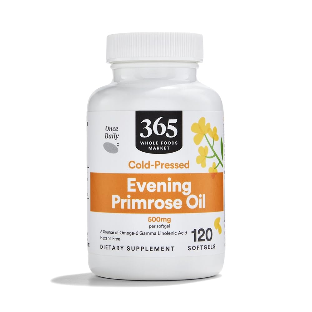 365 από το Whole Foods Market, Evening Primrose Oil 500 mg, 120 Count
