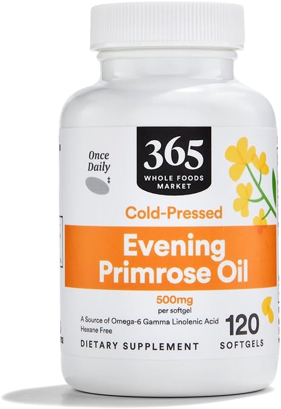 365 από το Whole Foods Market, Evening Primrose Oil 500 mg, 120 Count